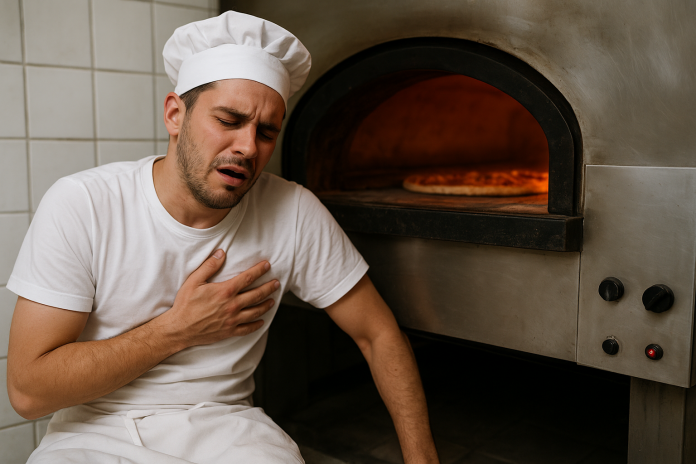 L’aspetto più rilevante riguarda la salute dell’operatore che lavora vicino al forno a gas.