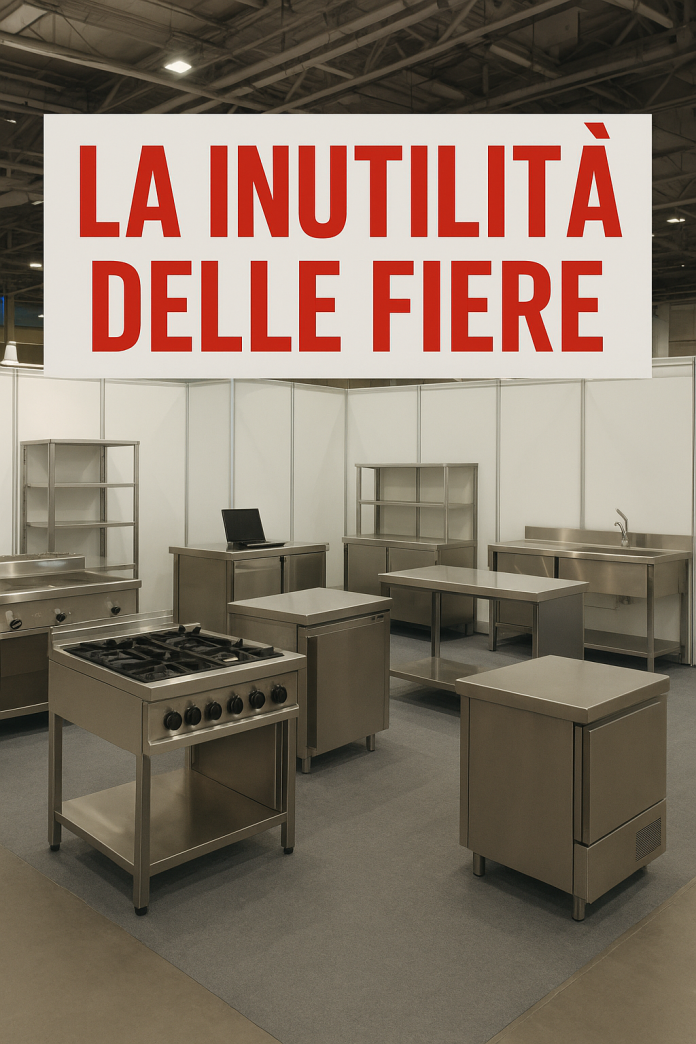 Le fiere? Un rito inutile nel mondo delle attrezzature per la ristorazione.
