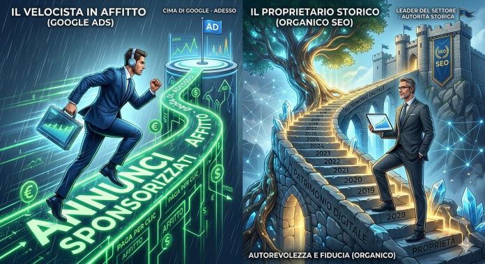 In cima a Google chi affitta la vetta vs chi ne è il proprietario da anni.