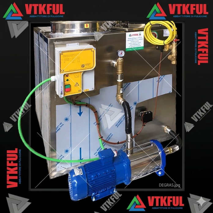VTKFUL DEGRAS: L’Impianto Scrubber Idrico per Rivoluzionare la Depurazione dei Fumi Grassi nella Ristorazione