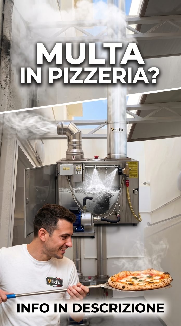 Stop alle multe in pizzeria! Scopri l'abbattitore di fuliggine Vtkful