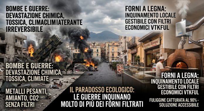 Tra forni a legna e bombe: il paradosso ecologico del nostro tempo